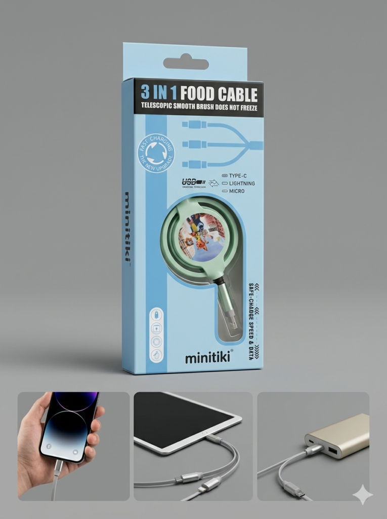 Cable 3 En Uno