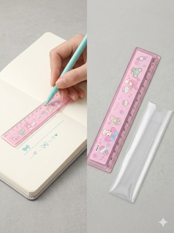 Regla Sanrio 15cm