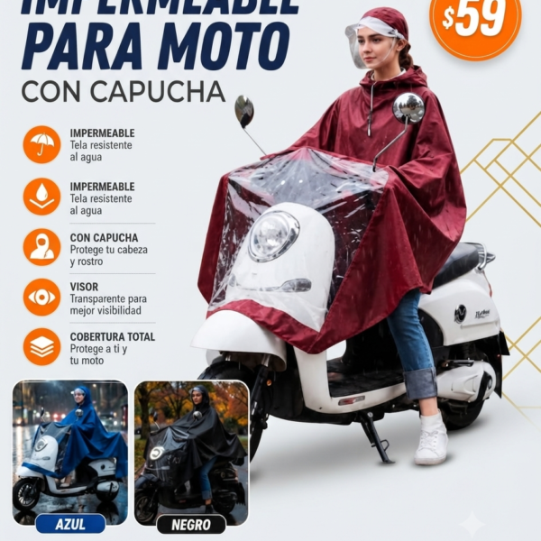 Impermeable Moto