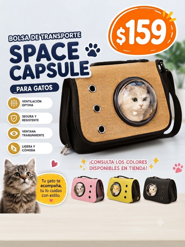 BOLSA TRANSPORTADORA MASCOTAS