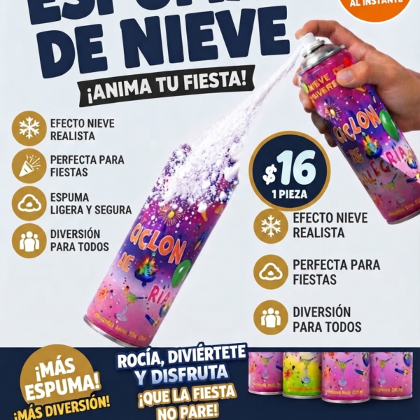 ESPUMA NIEVE