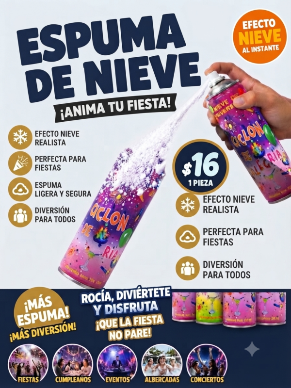 ESPUMA NIEVE
