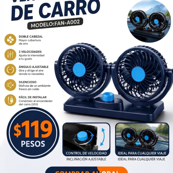 Ventilador De Carro