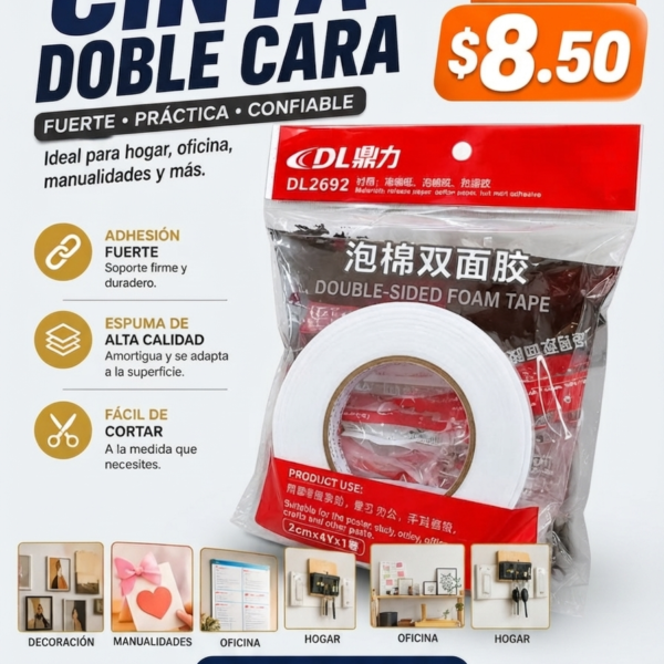 CINTA DOBLE CARA DL2692