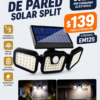Em125 Lampara De Pared Solar Split