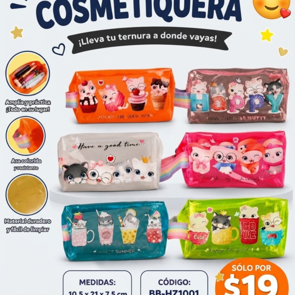 COSMETIQUERA LAPICERA BB-HZ1001
