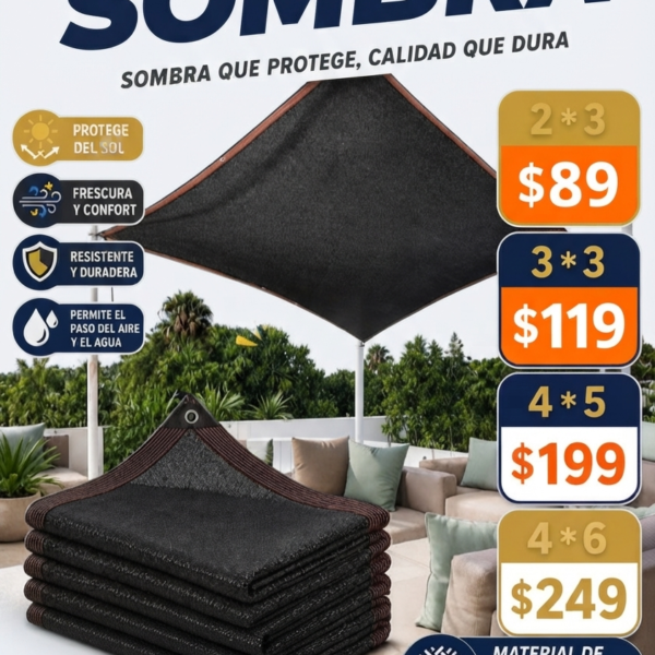 Malla Sombra 3x3