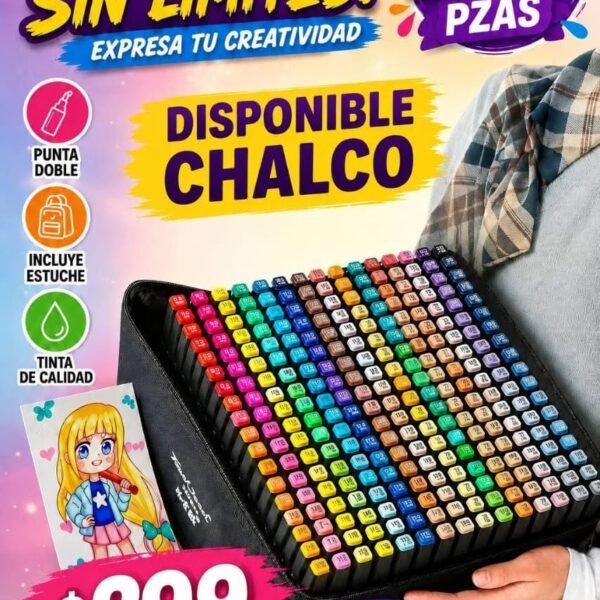 PLUMONES TOUCH 204pcs