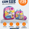 MOCHILA ESCOLAR TRIO