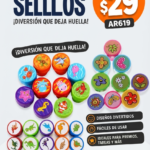 SET DE 10 SELLOS AR619