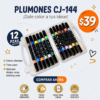 12 PLUMONES CJ-144