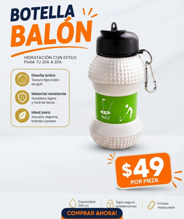 BOTELLA BALON PLEGABLE