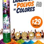 LANZADOR POLVO COLORES