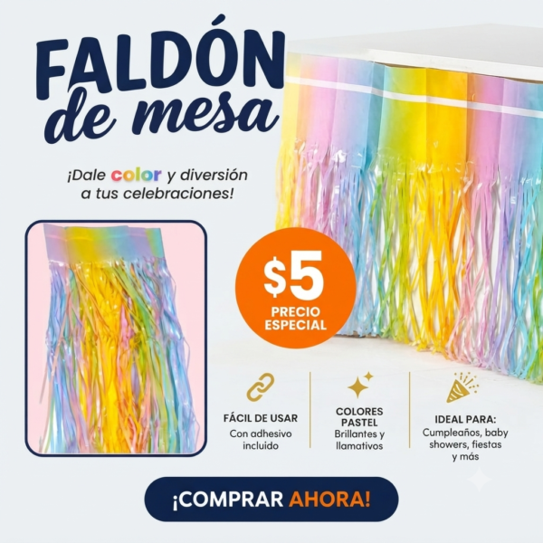 FALDON MESA FIESTA