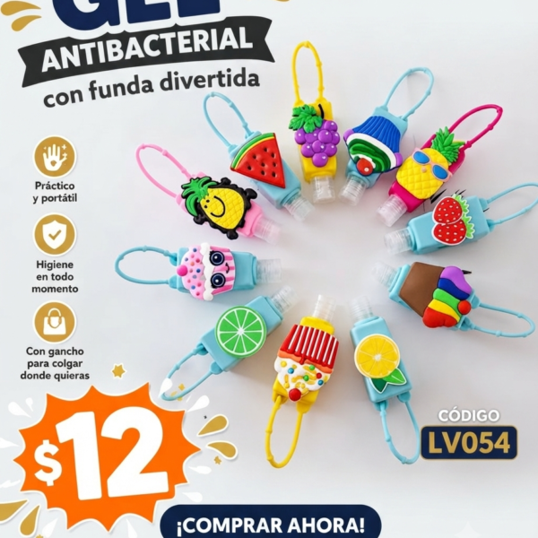 GEL ANTIBACTERIAL FUNDA