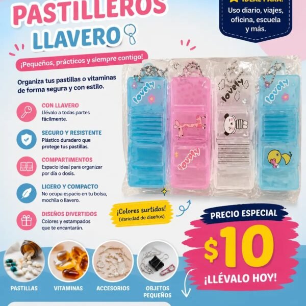 PASTILLERO LLAVERO