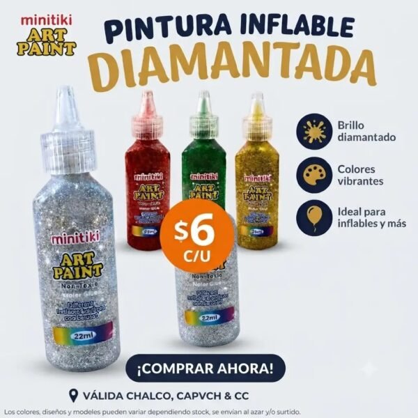 PINTURA INFLABLE DIAMANTADA