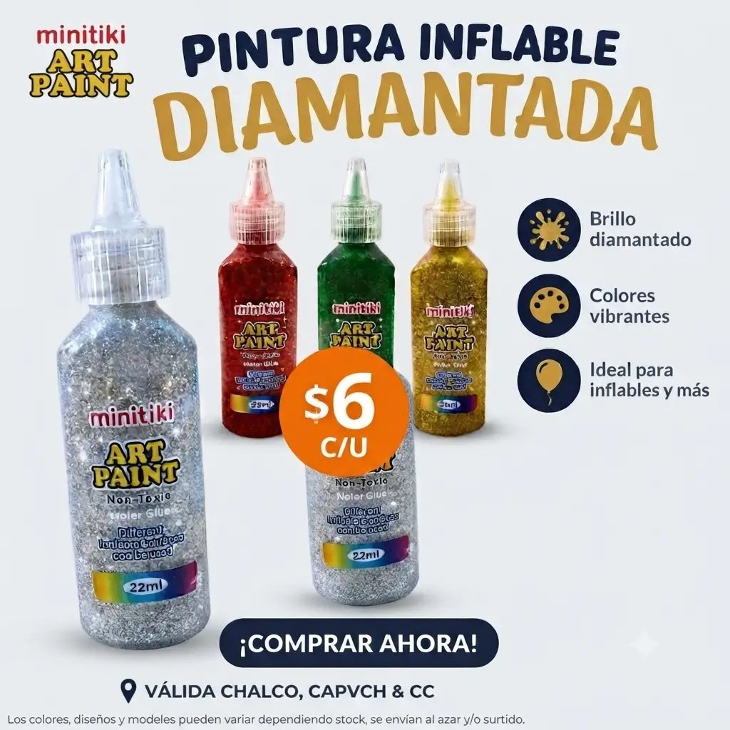 PINTURA INFLABLE DIAMANTADA