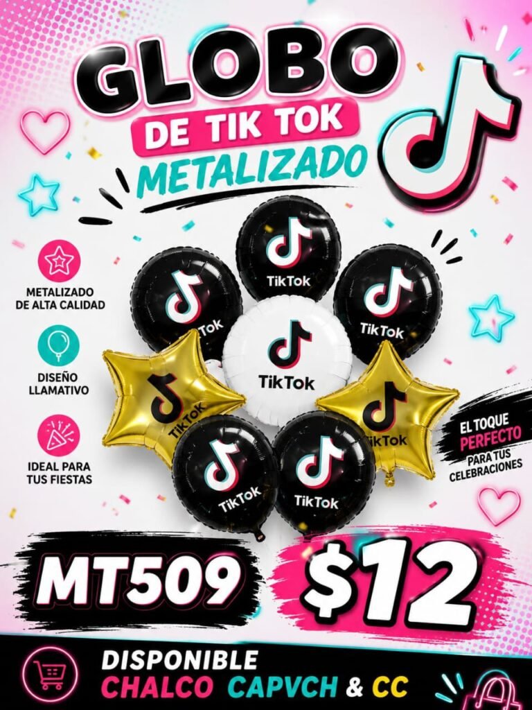 Globos tik tok  MT509