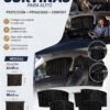 JUEGO 4 CORTINAS AUTO