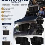 JUEGO 4 CORTINAS AUTO